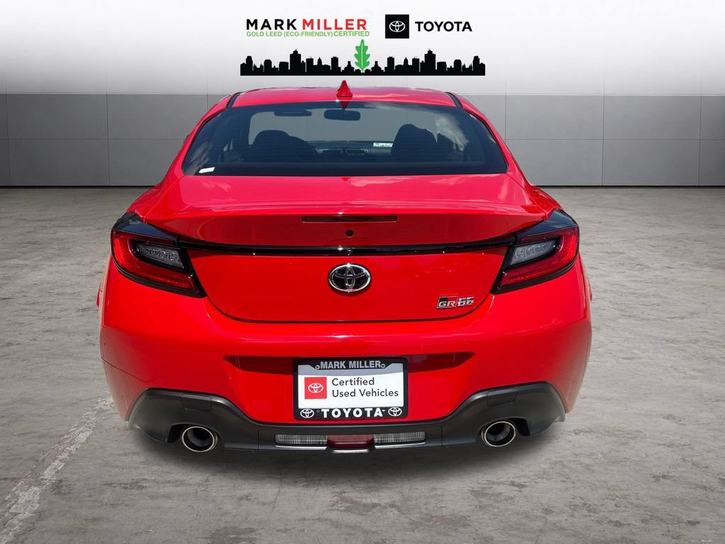 Certified 2025 Toyota GR86 w/ Performance Package RWD image 4