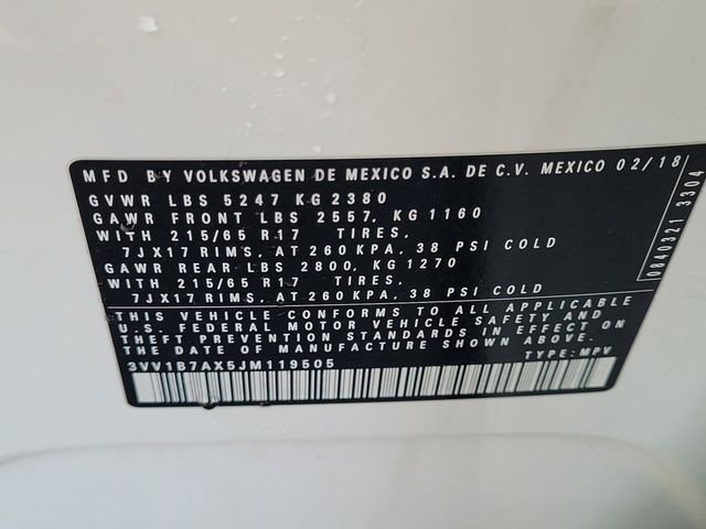 Used 2018 Volkswagen Tiguan S FWD image 27