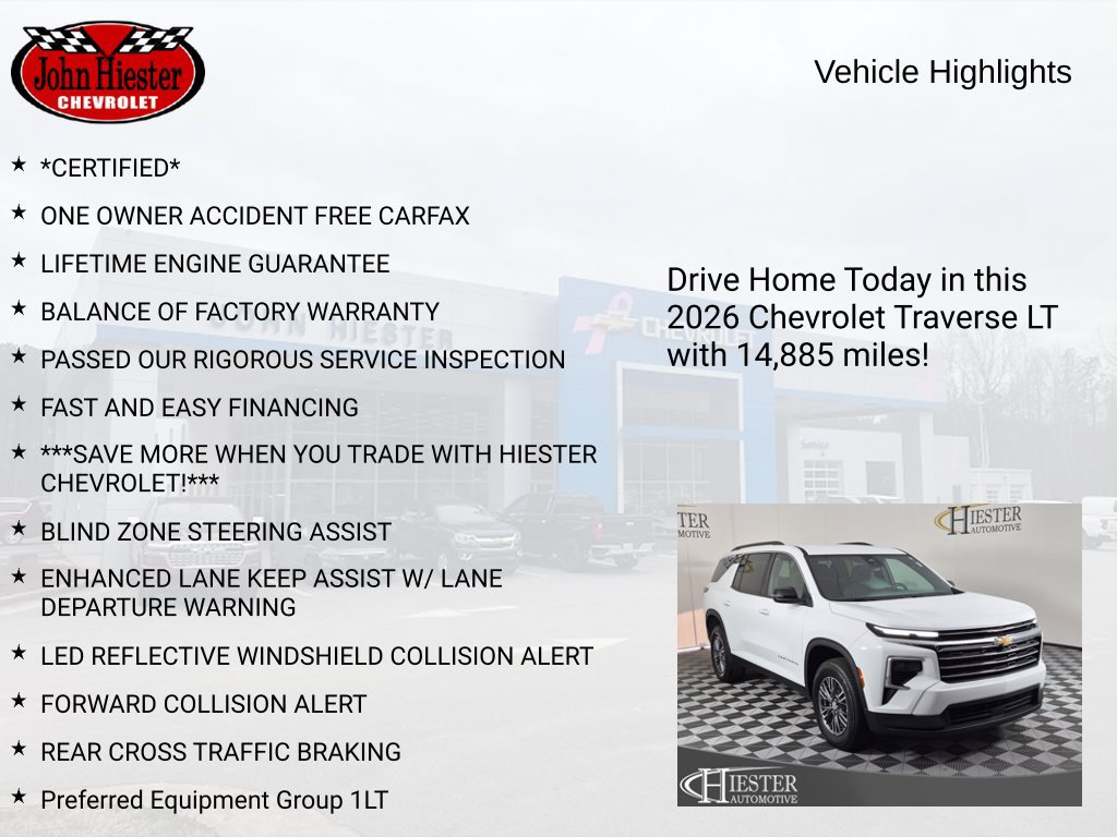Certified 2026 Chevrolet Traverse LT FWD image 6