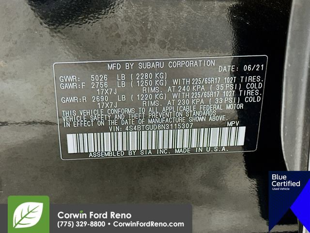 Used 2022 Subaru Outback Wilderness w/ Wilderness Package AWD/4WD image 36