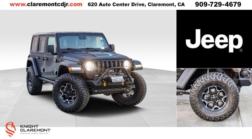 Used 2021 Jeep Wrangler Unlimited Rubicon 4xe w/ Safety Group
