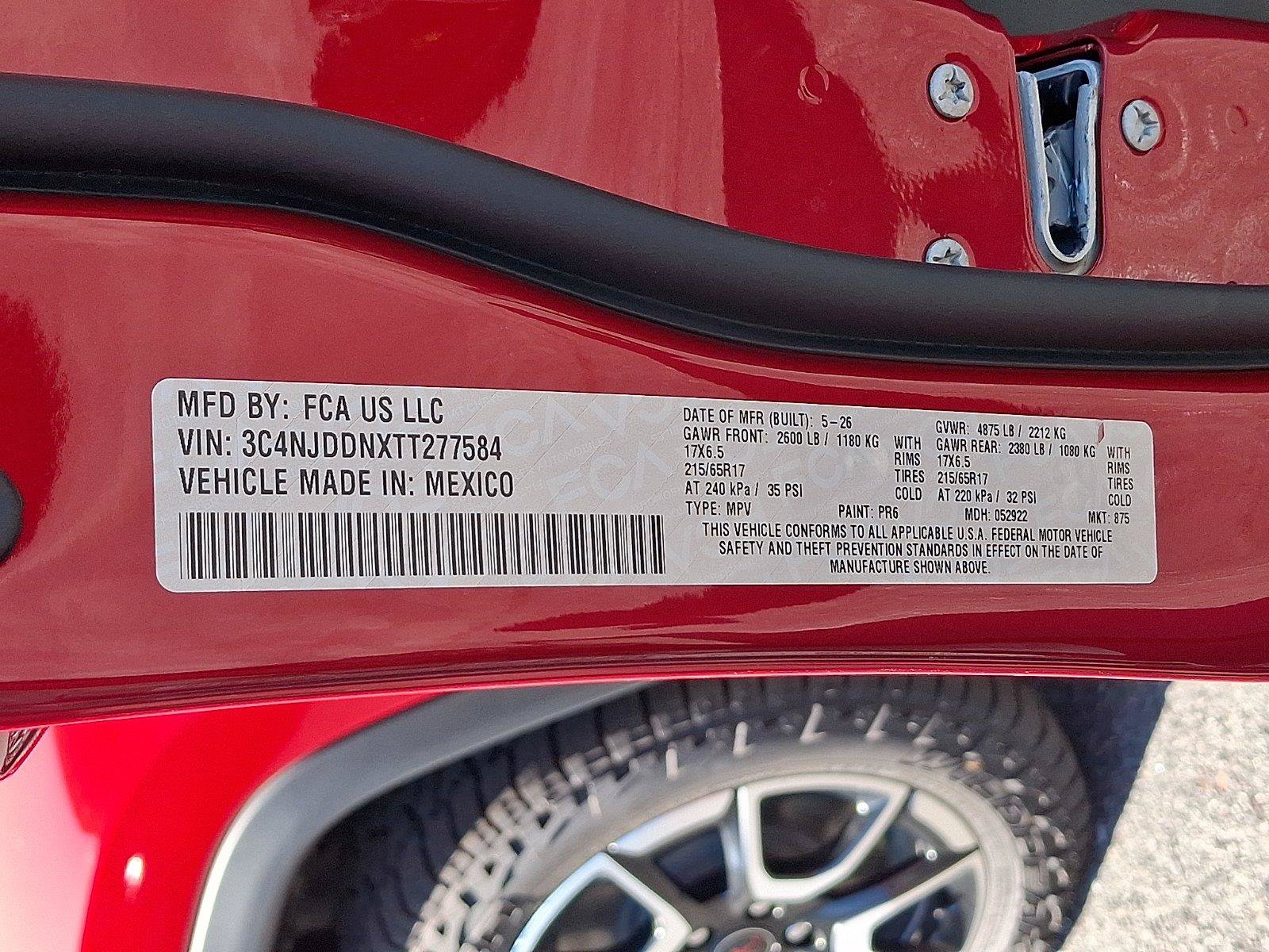 New 2026 Jeep Compass Trailhawk AWD/4WD image 16