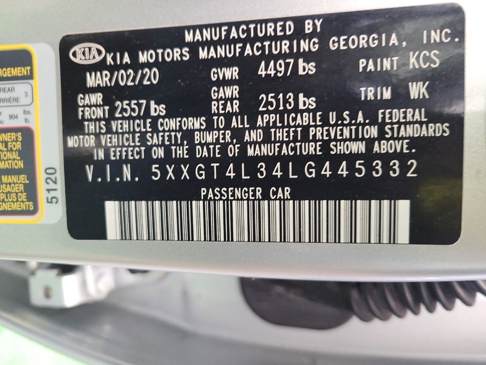 Used 2020 Kia Optima LX image 33