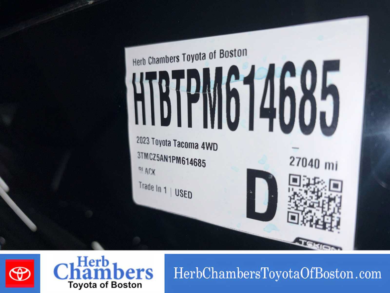 Used 2023 Toyota Tacoma 4x4 Double Cab w/ Trail Edition image 13