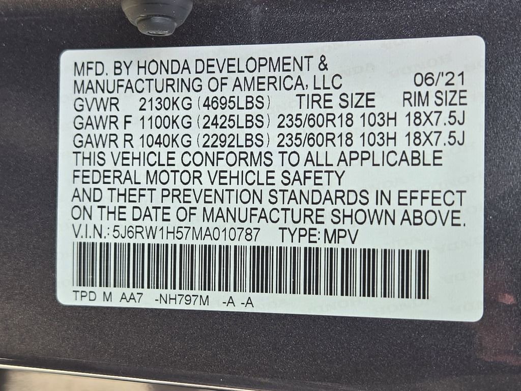 Certified 2021 Honda CR-V EX image 31