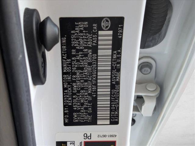 Used 2016 Toyota Camry LE FWD image 24