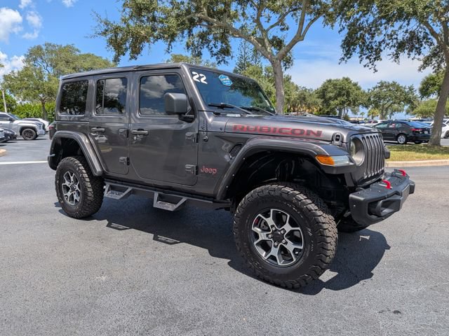 Used 2022 Jeep Wrangler Unlimited Rubicon w/ Steel Bumper Group AWD/4WD image 2