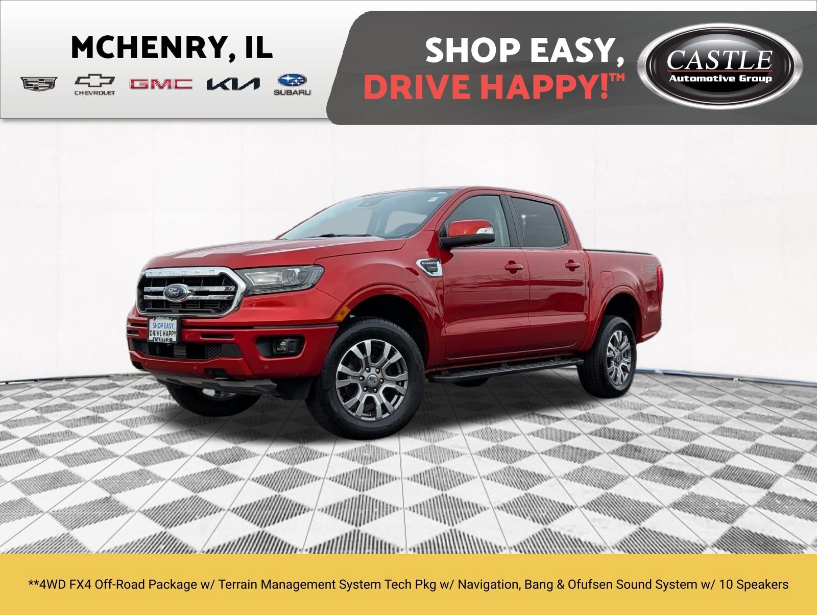 Used 2019 Ford Ranger Lariat w/ Equipment Group 501A Mid