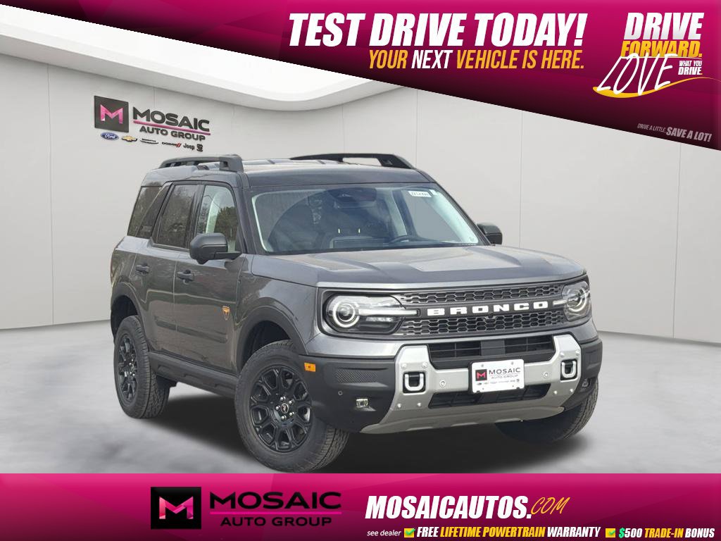 New 2026 Ford Bronco Sport Badlands w/ Badlands Tech Package