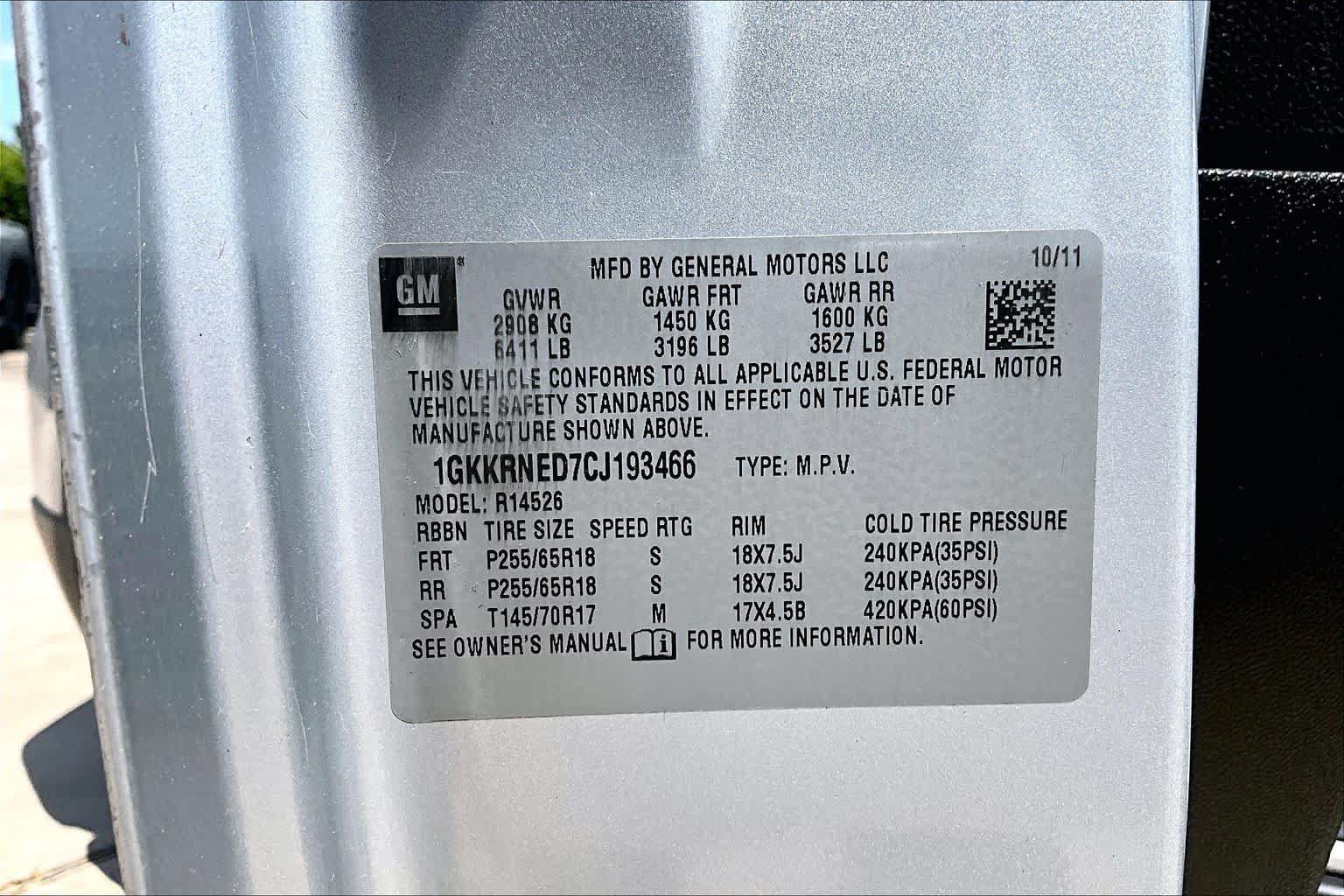 Used 2012 GMC Acadia SL FWD image 34
