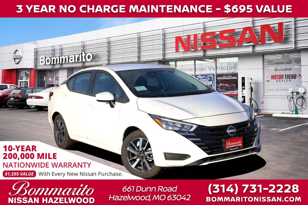 New 2025 Nissan Versa SV w/ Trunk Package