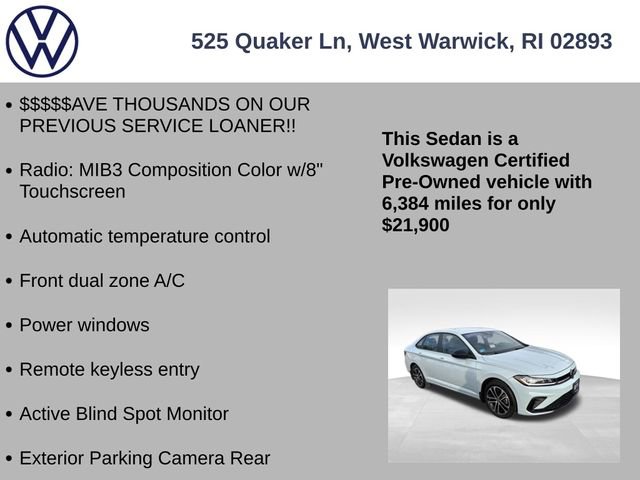 Certified 2025 Volkswagen Jetta Sport image 7