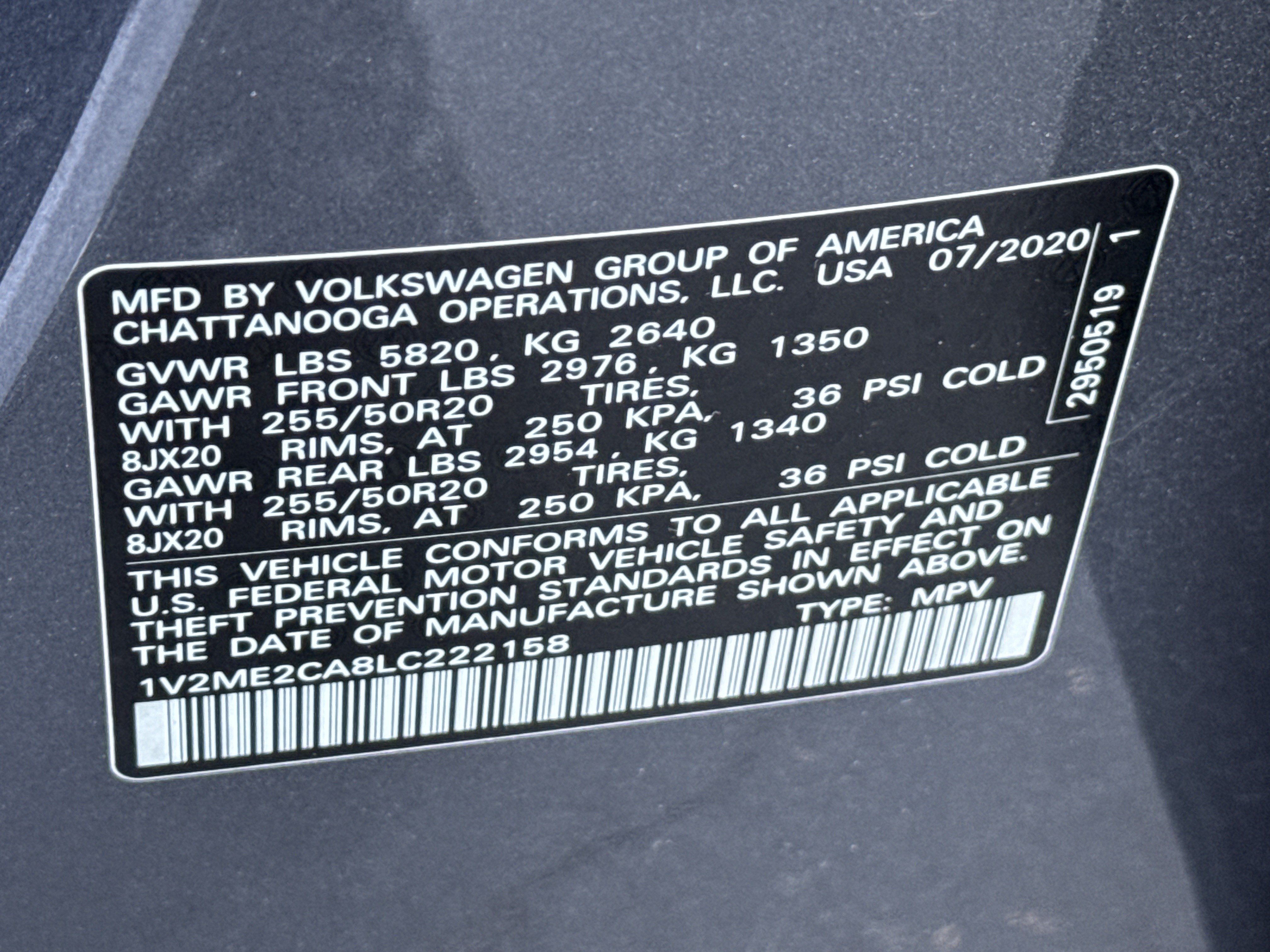 Used 2020 Volkswagen Atlas Cross Sport SEL AWD/4WD image 34