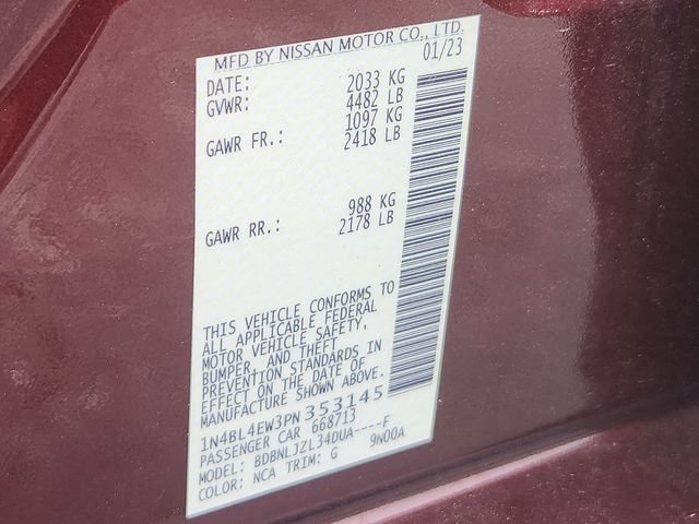 Used 2023 Nissan Altima 2.5 SL AWD/4WD image 22