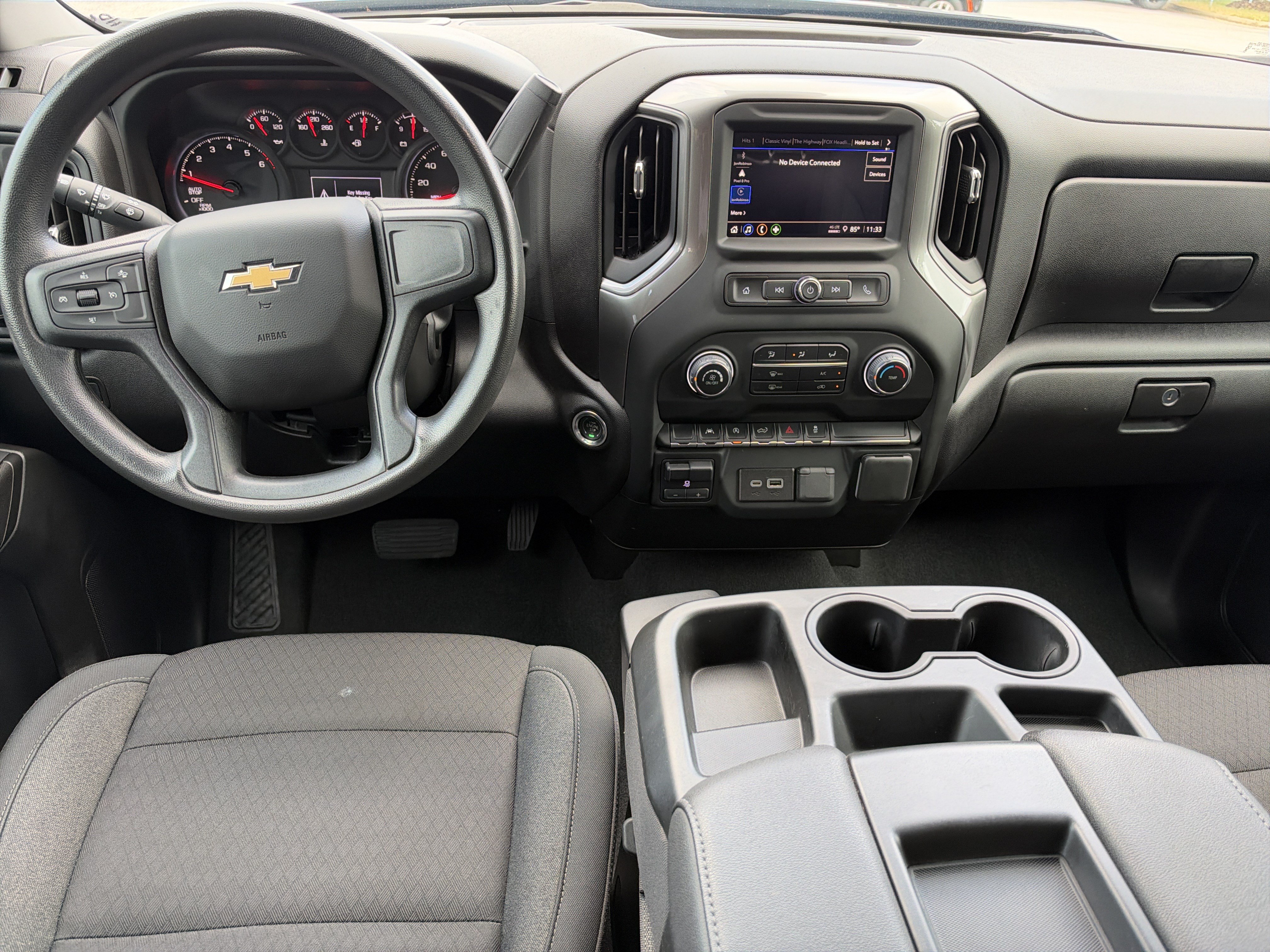 Used 2024 Chevrolet Silverado 1500 Custom w/ Turbomax Blackout Package AWD/4WD image 27