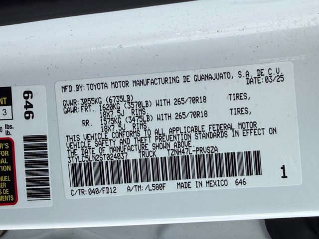 Used 2025 Toyota Tacoma TRD Off-Road image 41