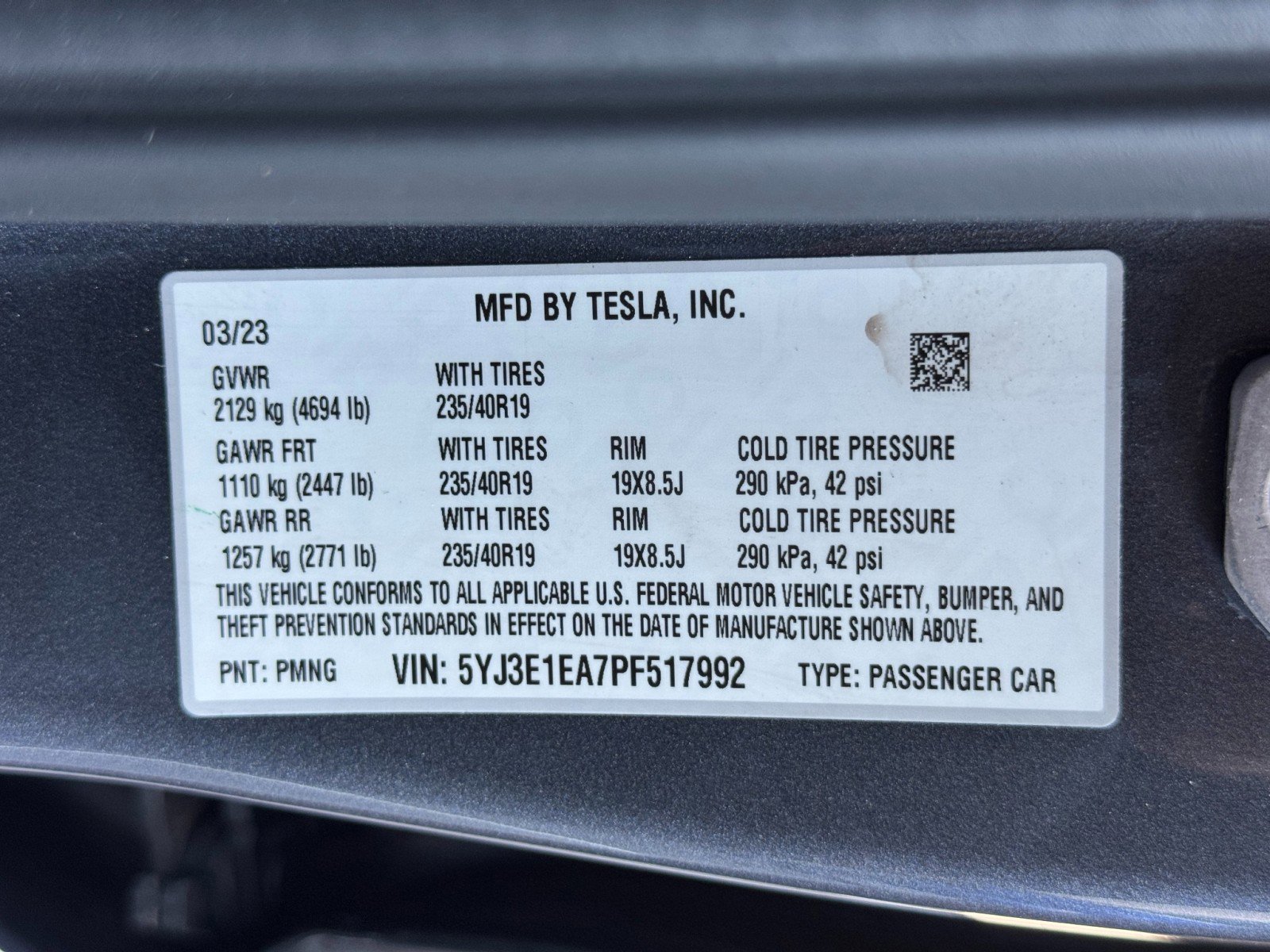 Used 2023 Tesla Model 3 Standard Range RWD image 48