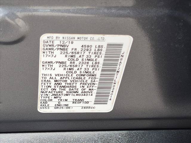 Used 2020 Nissan Rogue SV FWD image 24