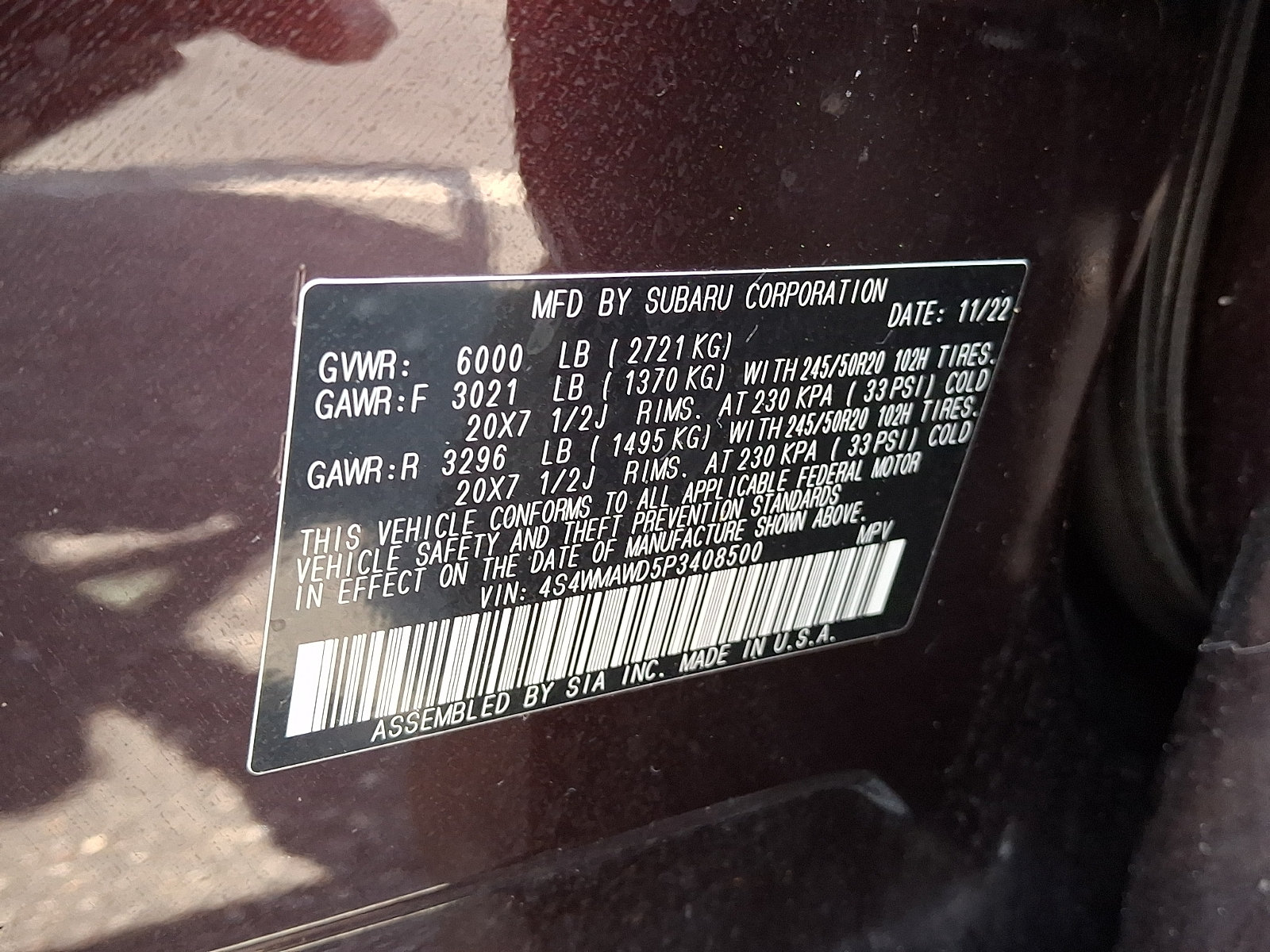 Used 2023 Subaru Ascent Touring AWD/4WD image 20