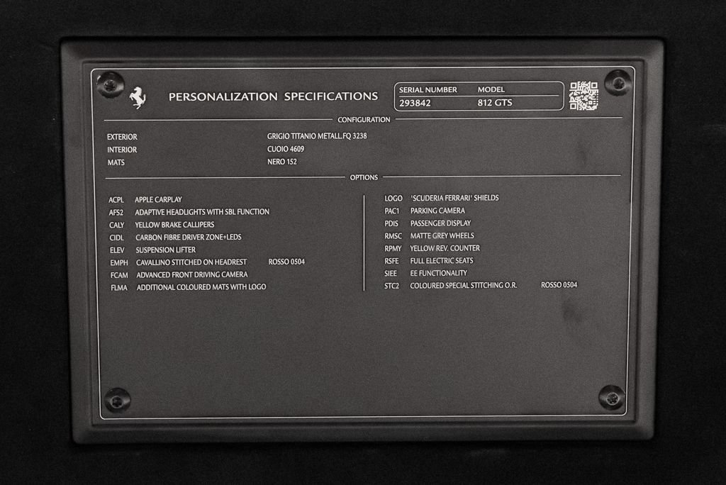 Certified 2023 Ferrari 812 GTS RWD image 24
