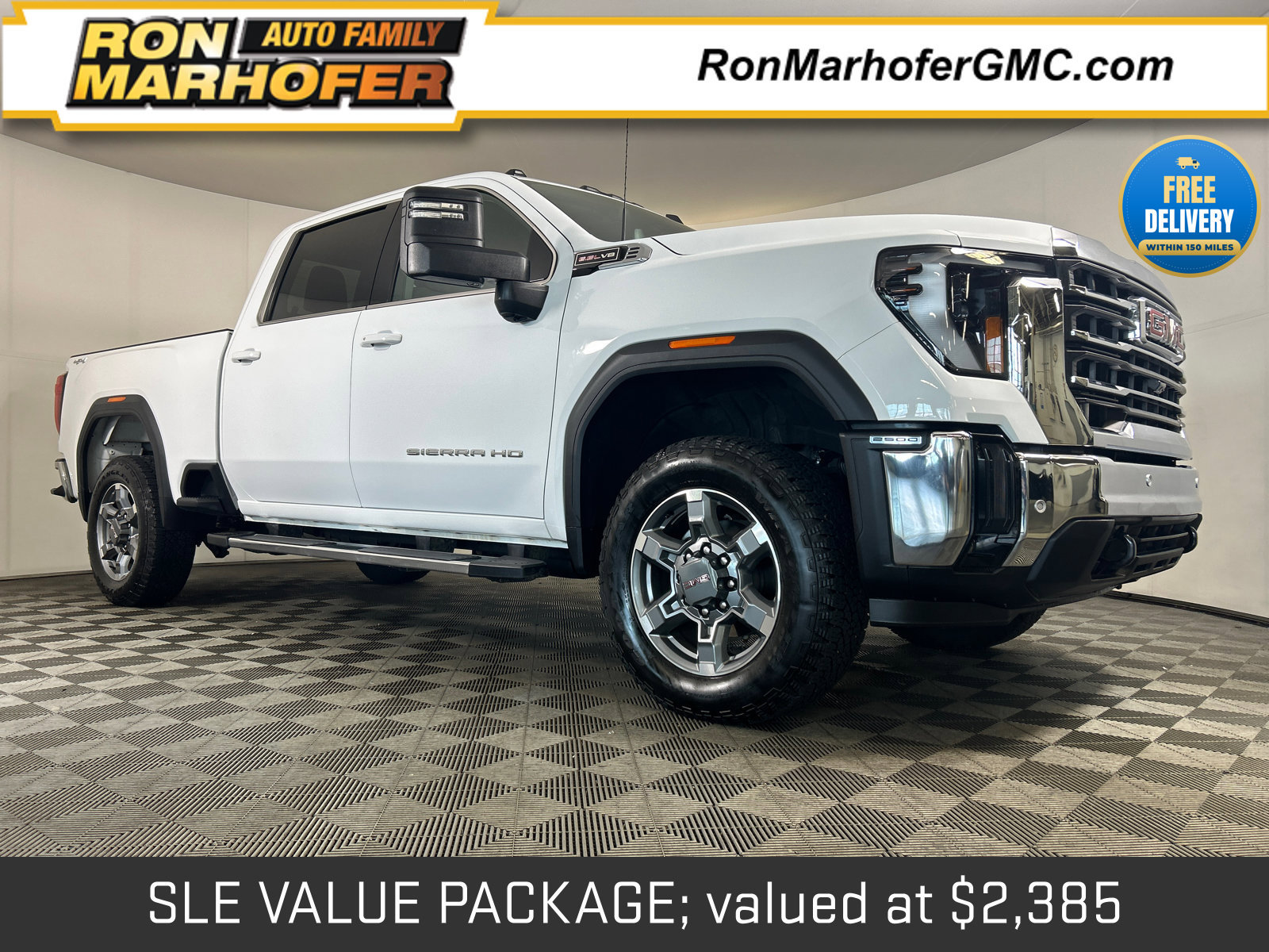 New 2026 GMC Sierra 2500 SLE w/ SLE Value Package; AWD/4WD 360° Tour