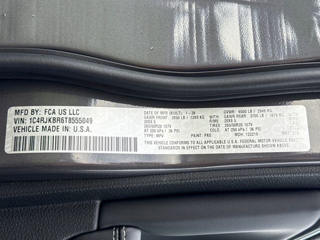 New 2026 Jeep Grand Cherokee L Limited w/ Limited Altitude Package AWD/4WD image 30