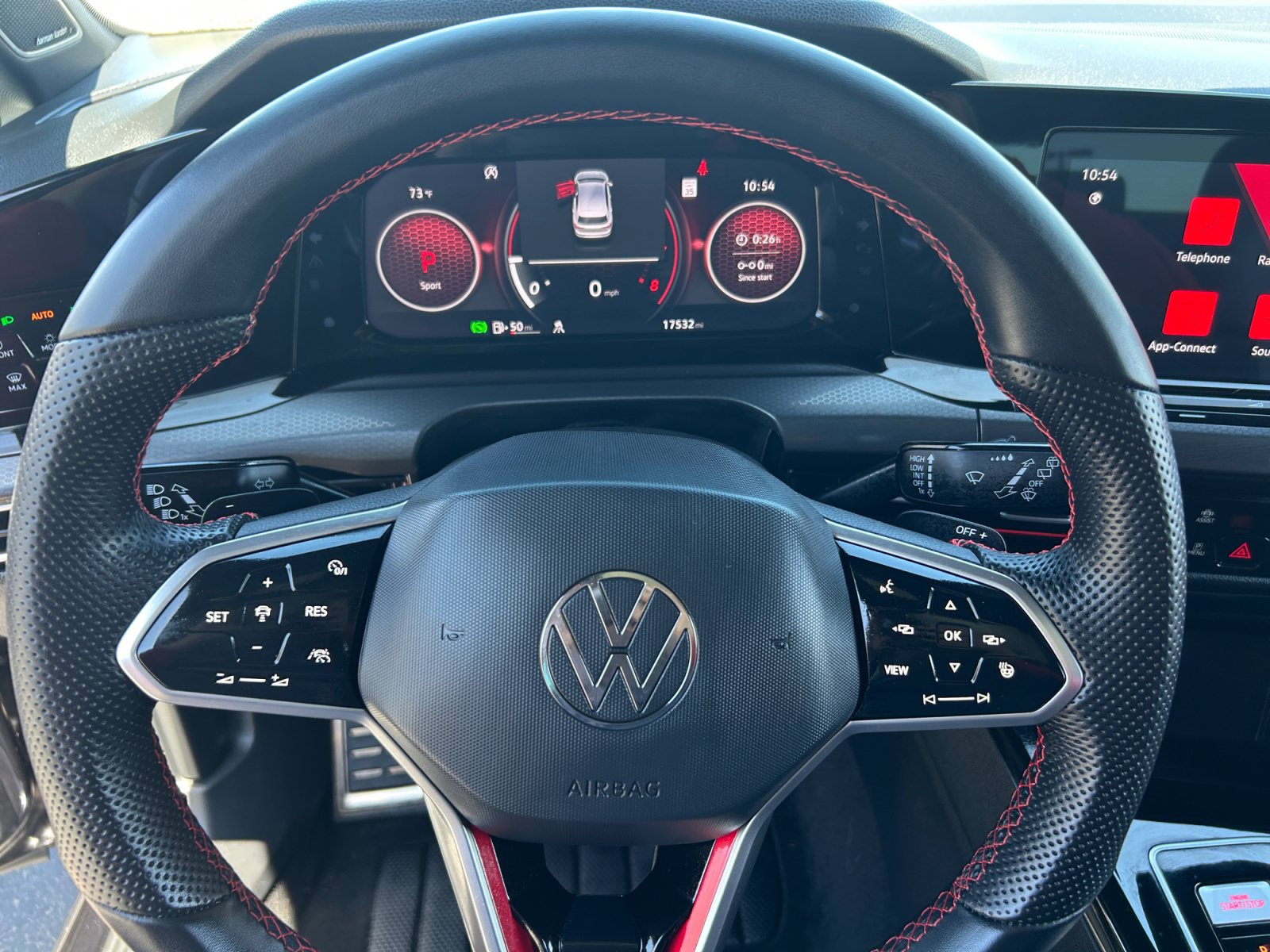 Certified 2024 Volkswagen GTI SE w/ SE Leather Seats Package FWD image 9