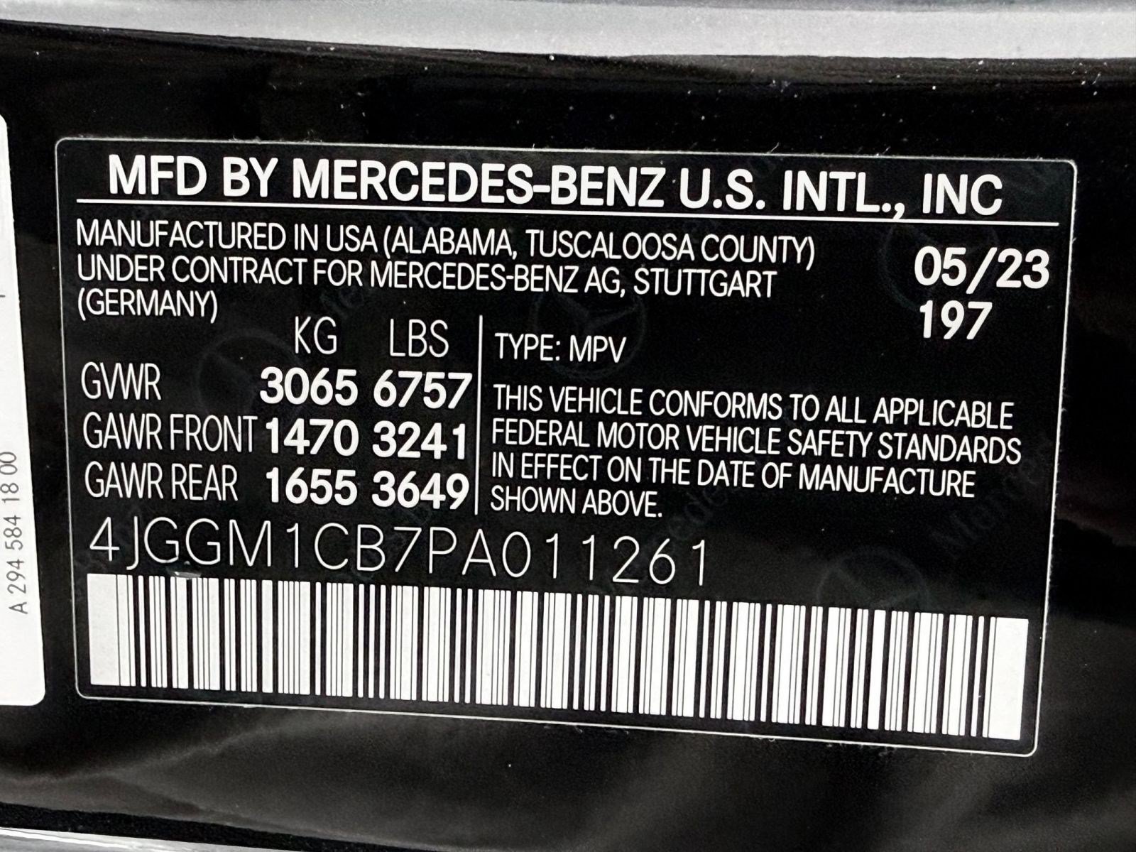 Certified 2023 Mercedes-Benz EQE 350+ 4MATIC SUV image 24