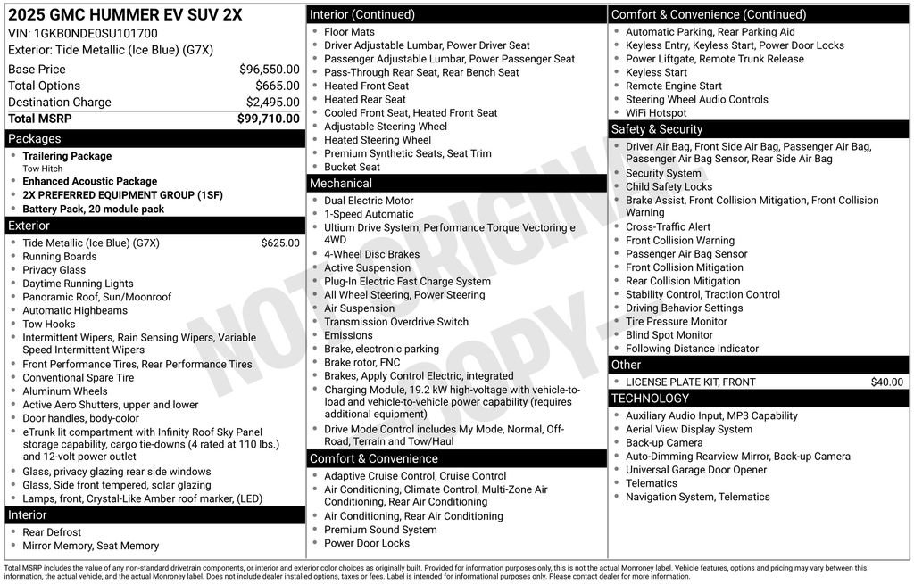 Used 2025 GMC Hummer EV 2X AWD/4WD image 9