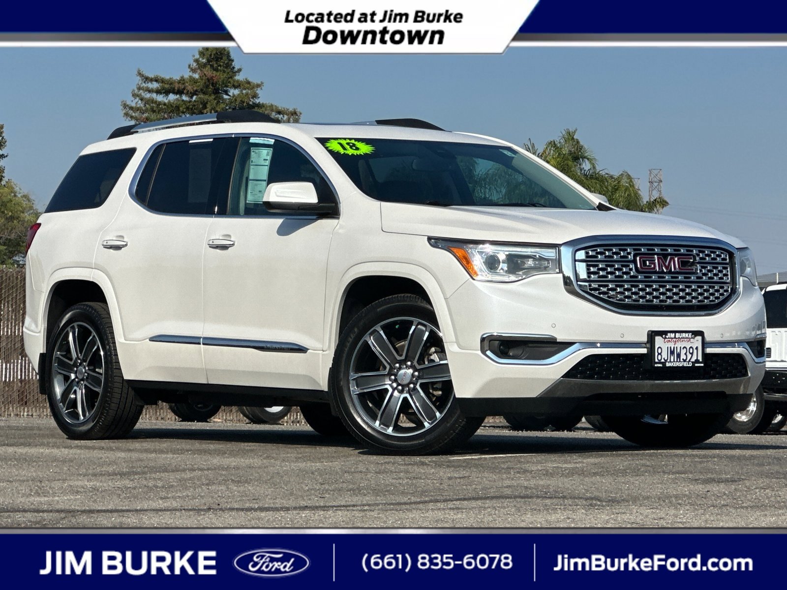 Used 2018 GMC Acadia Denali w/ LPO, Protection Package