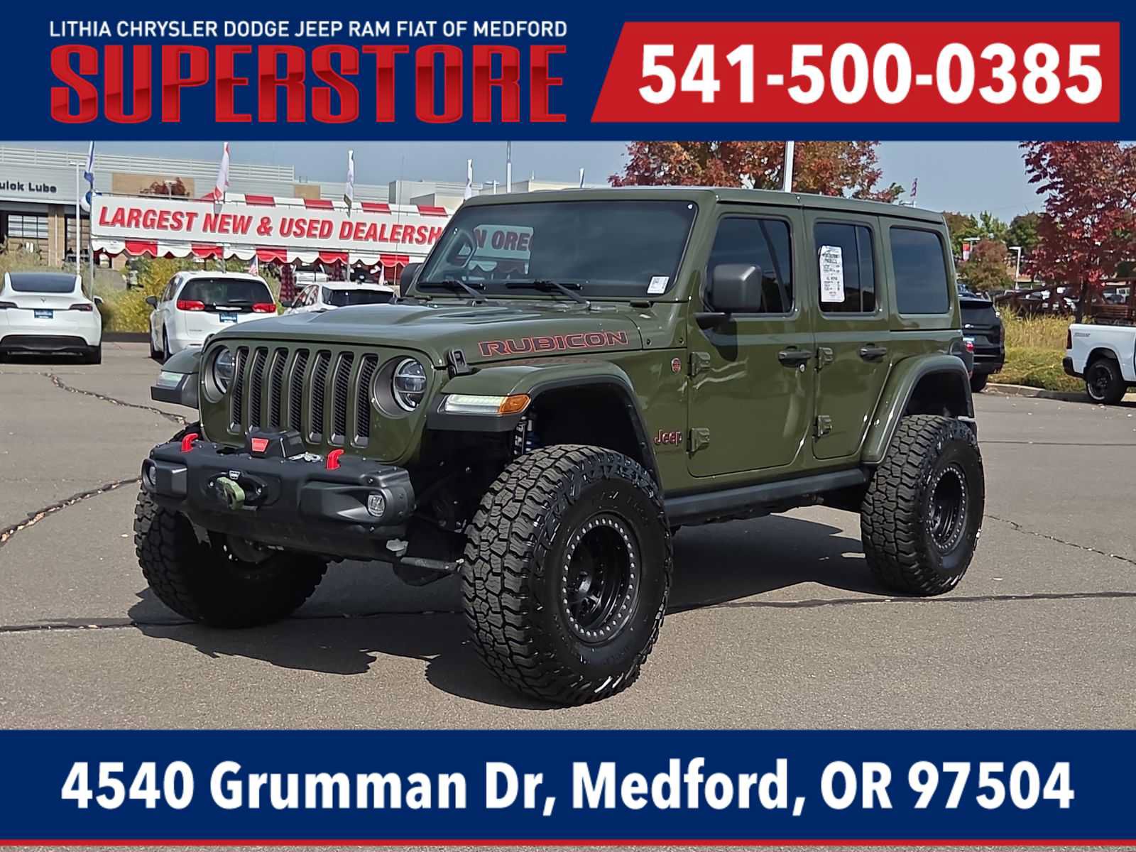 Used 2021 Jeep Wrangler Unlimited Rubicon AWD/4WD image 1
