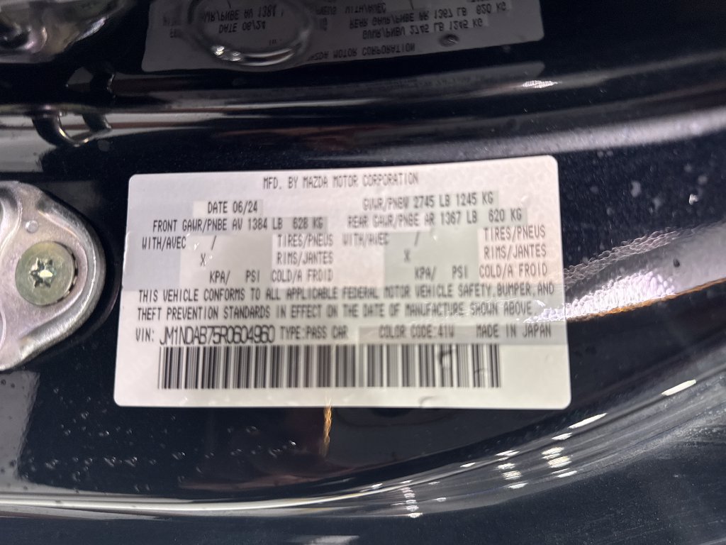 Used 2024 MAZDA MX-5 Miata Sport RWD image 24