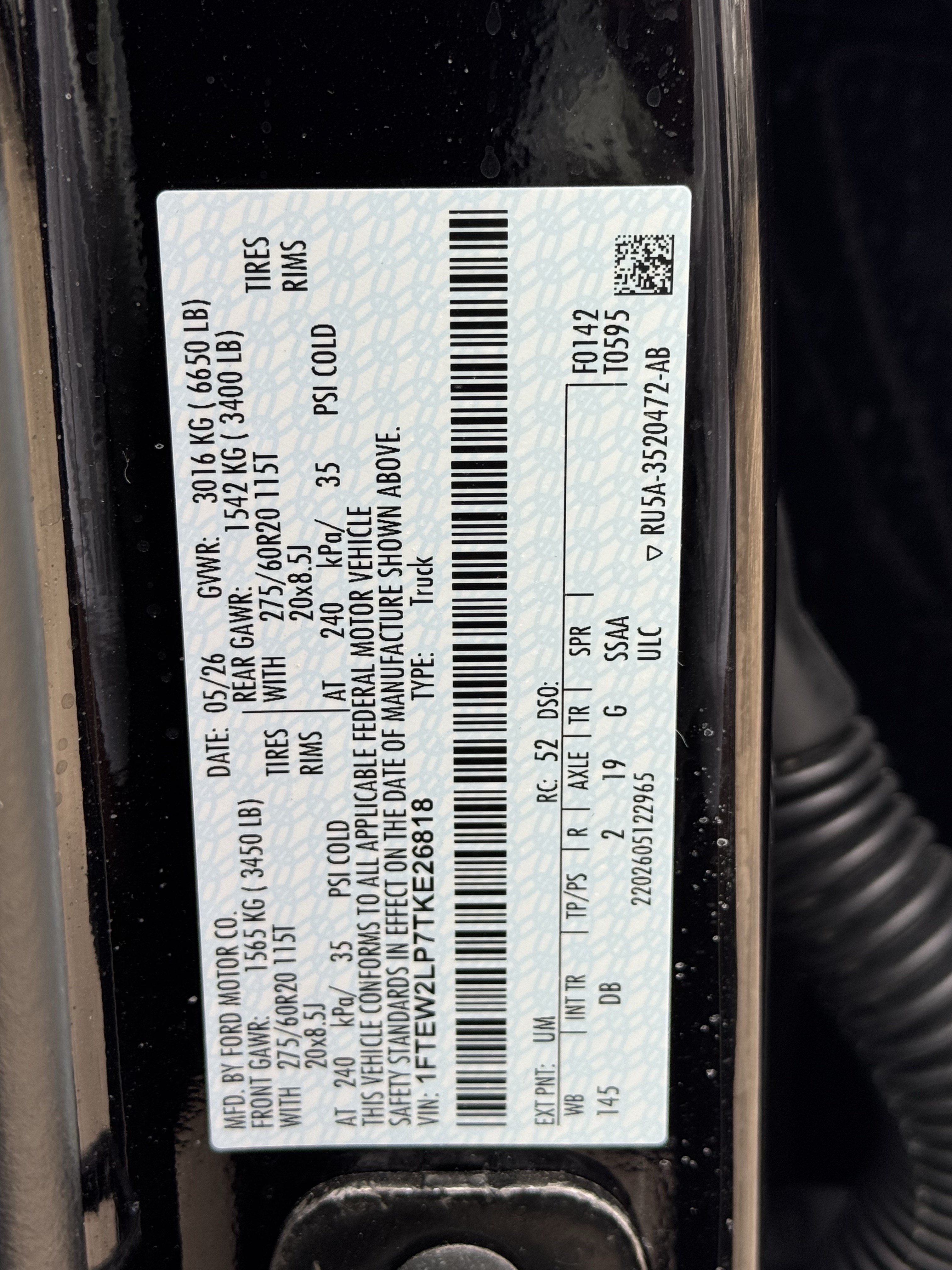 Used 2026 Ford F150 STX w/ Equipment Group 200A AWD/4WD image 33