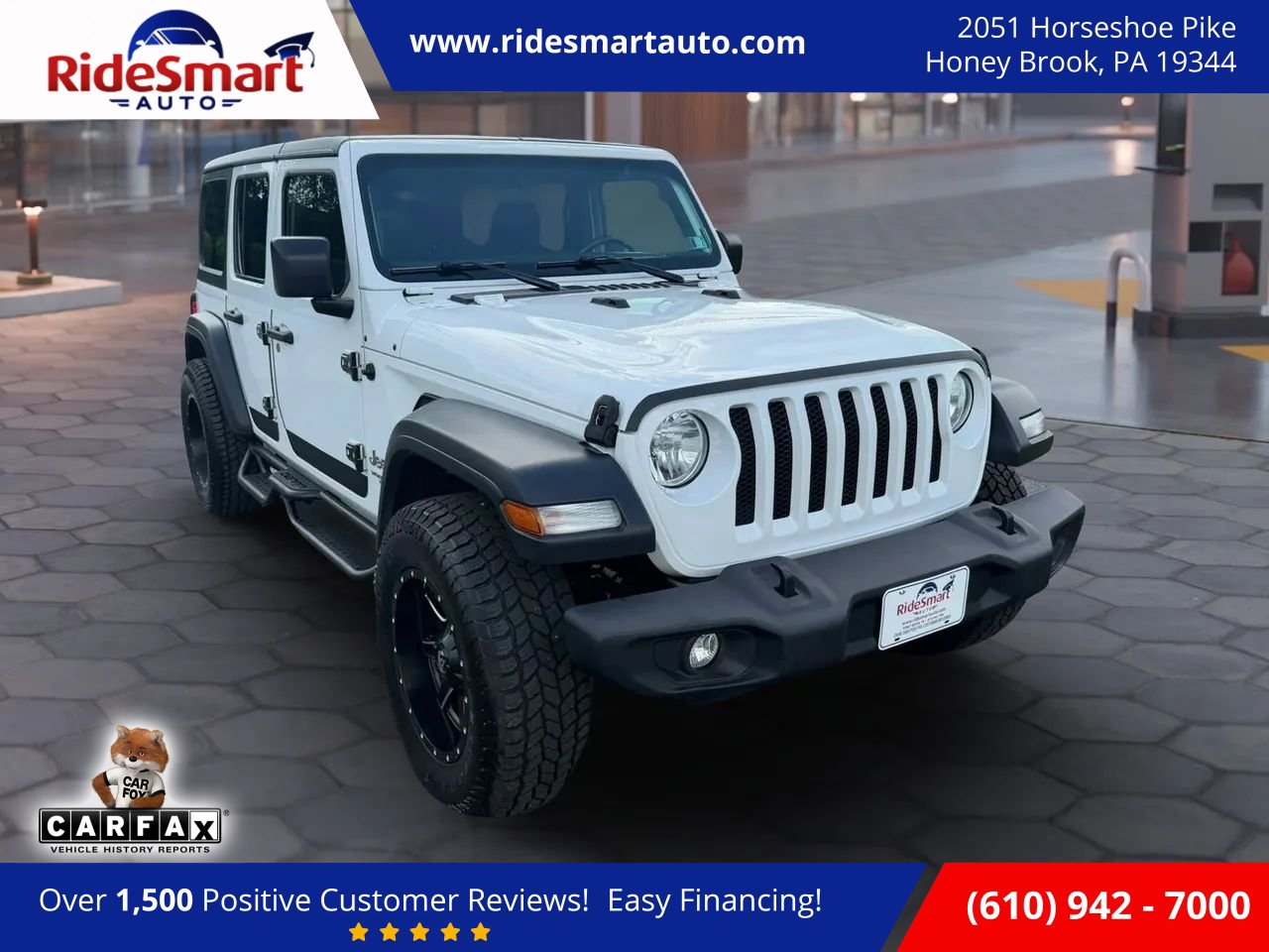 Used 2019 Jeep Wrangler Unlimited Sport S AWD/4WD image 1