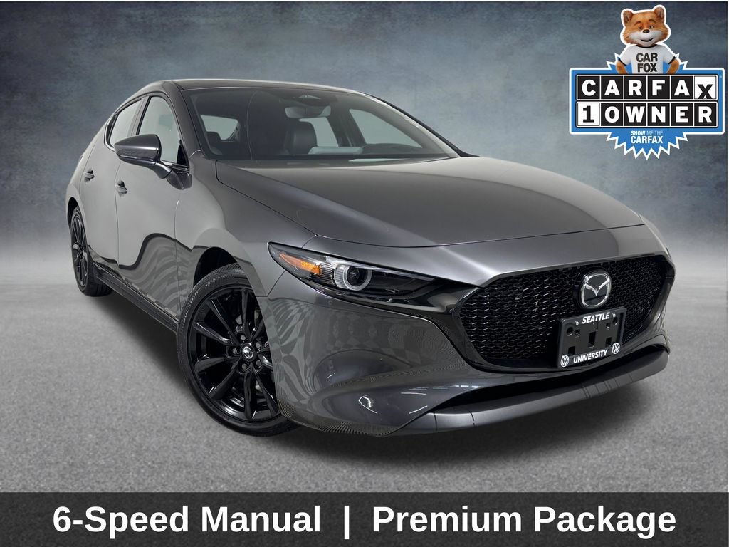 Used 2025 MAZDA MAZDA3 2.5 S Hatchback w/ Premium Pkg FWD image 1