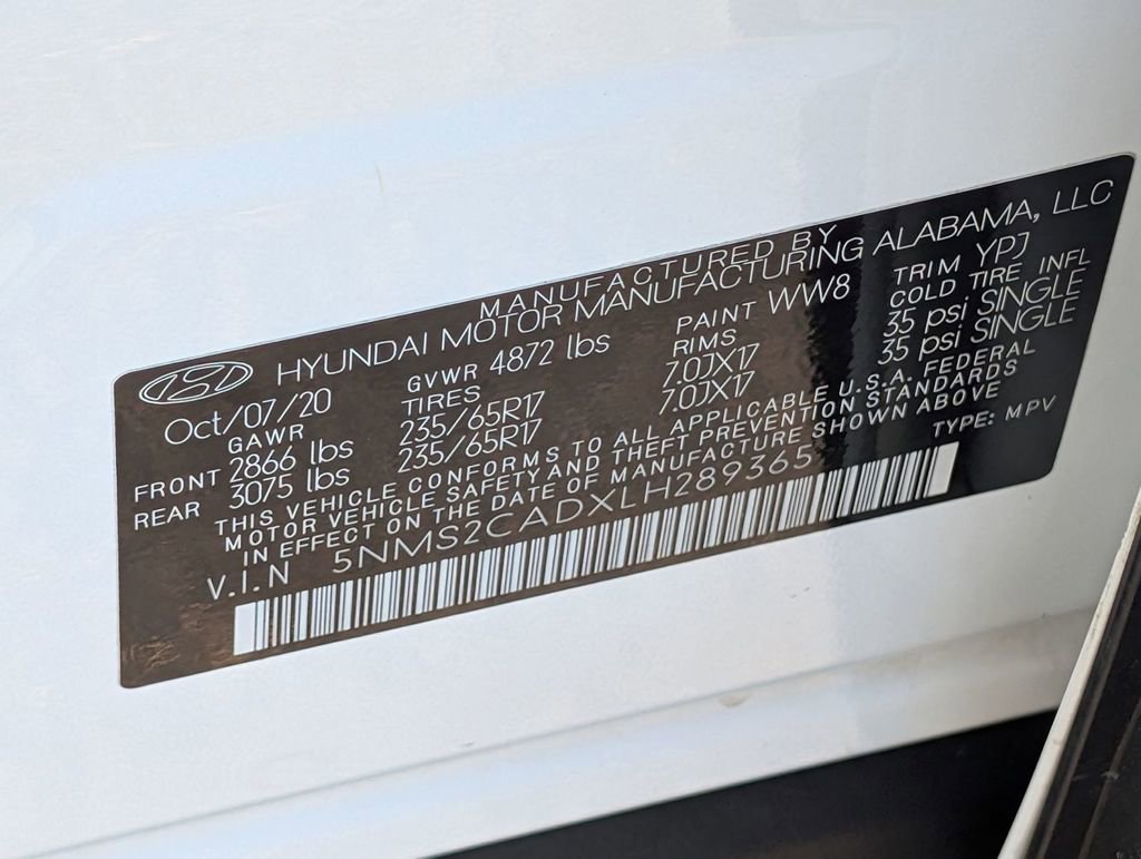 Used 2020 Hyundai Santa Fe SE image 46