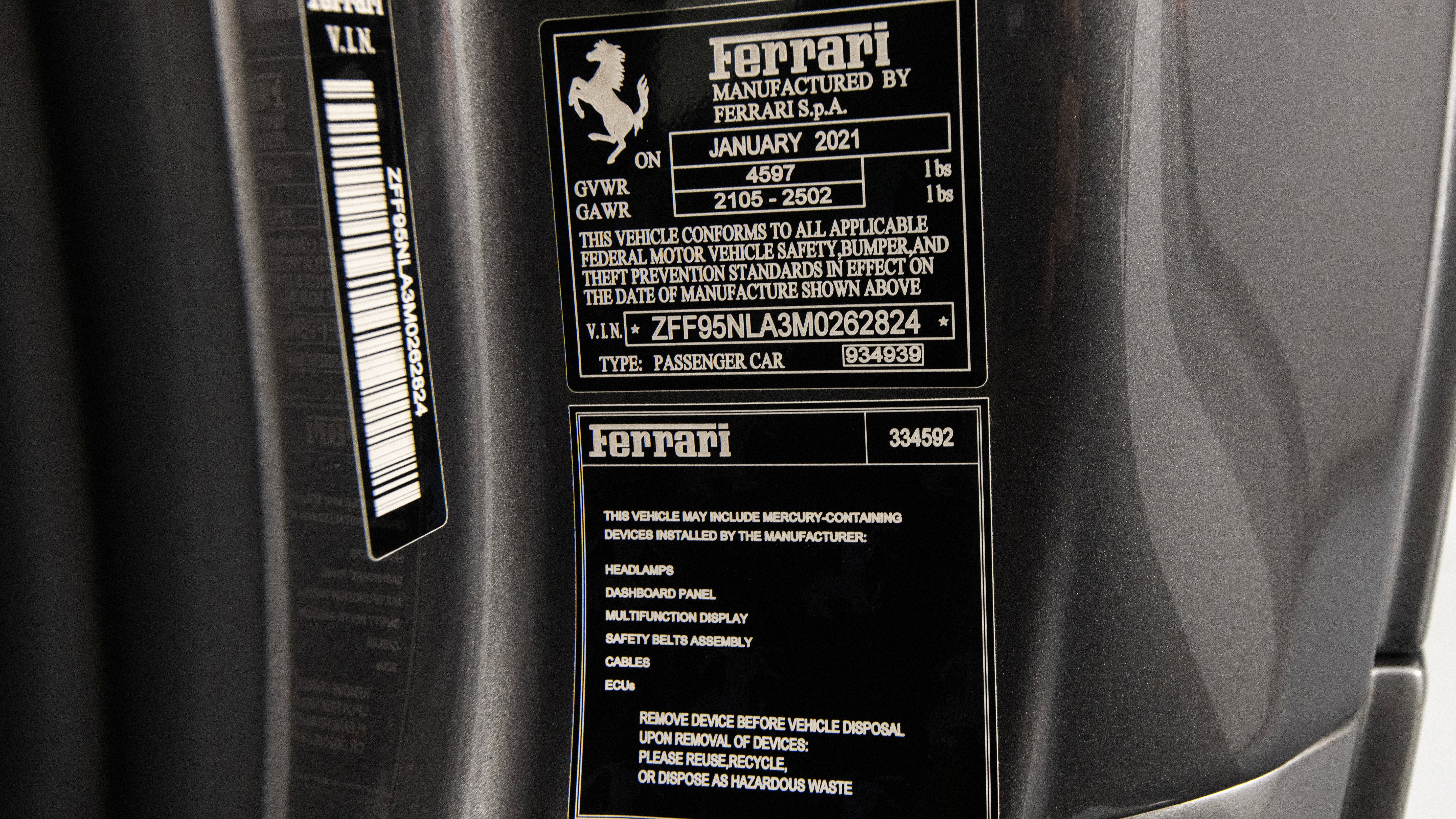 Certified 2021 Ferrari SF90 Stradale AWD/4WD image 57