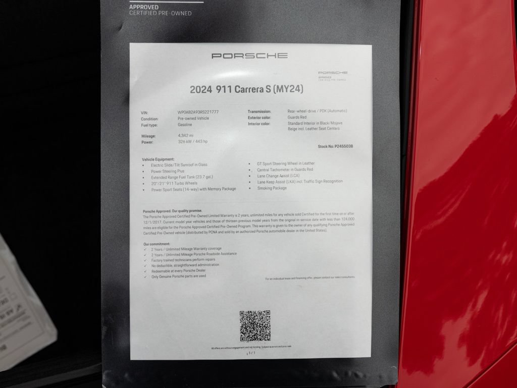 Used 2024 Porsche 911 Carrera S RWD image 70