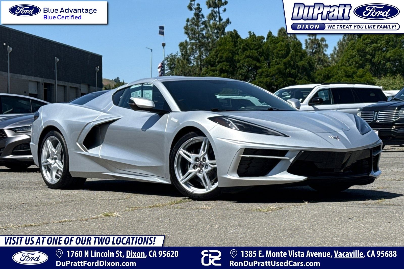 Used 2020 Chevrolet Corvette Stingray Coupe w/ Chrome Exterior Badge Package