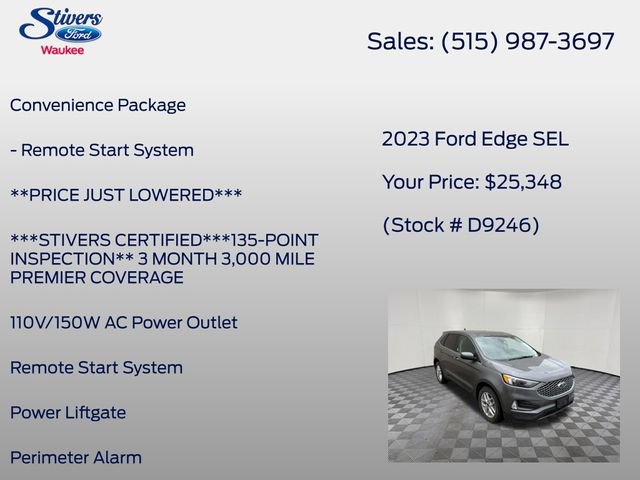 Used 2023 Ford Edge SEL w/ Convenience Package AWD/4WD image 16
