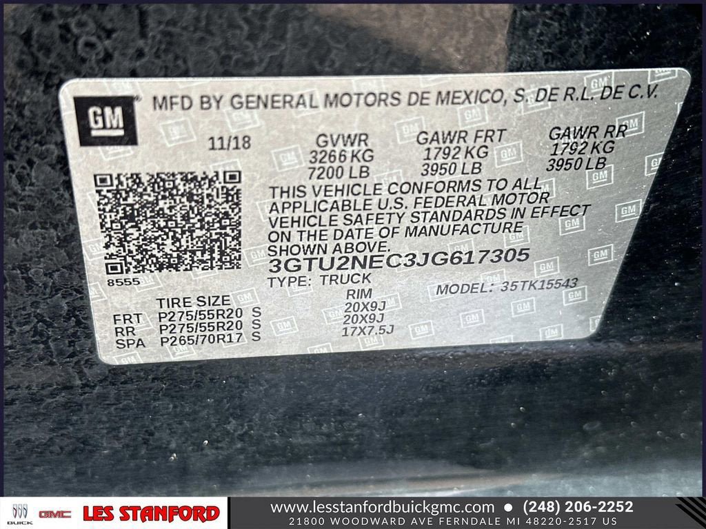 Used 2018 GMC Sierra 1500 SLT AWD/4WD image 20