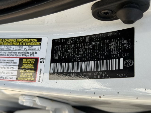 Used 2022 Toyota Camry XSE w/ Navigation Package FWD image 37