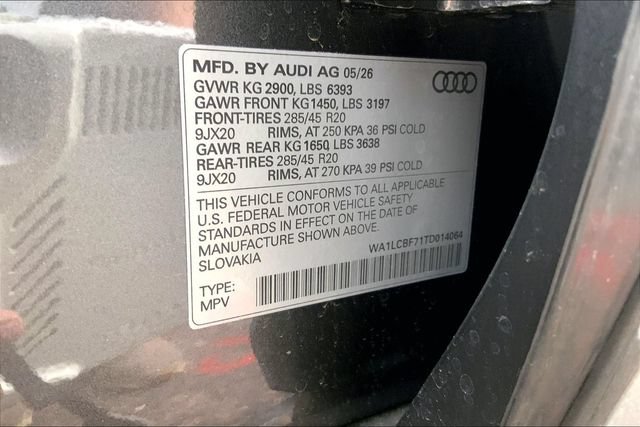 New 2026 Audi Q7 2.0T Premium Plus AWD/4WD image 13