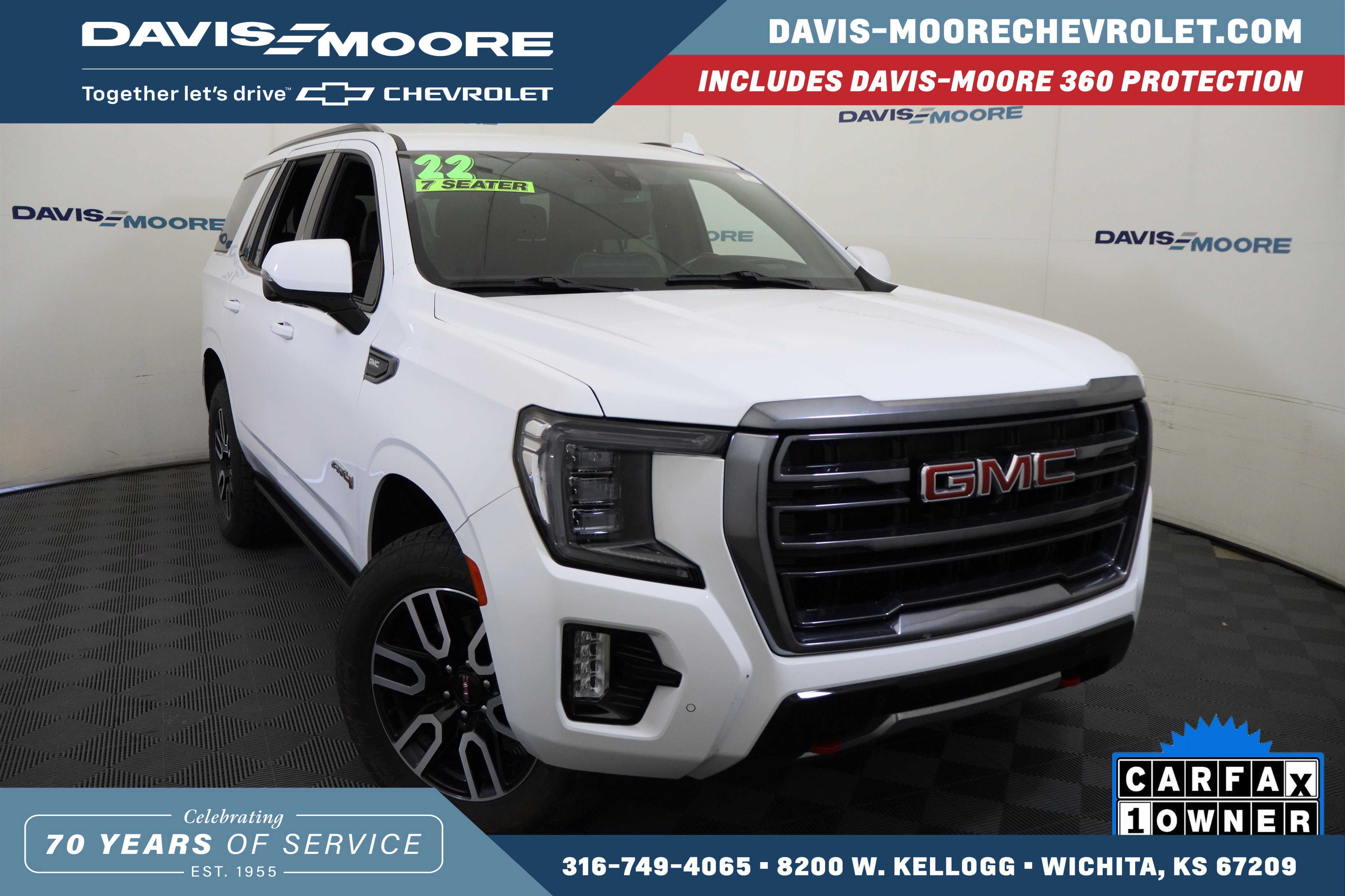 Used 2022 GMC Yukon AT4 w/ Technology Package image 1
