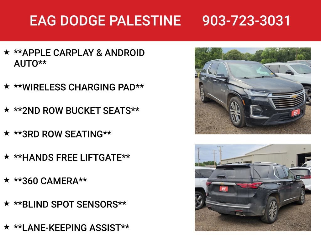 Used 2023 Chevrolet Traverse High Country w/ LPO, Floor Liner Package FWD image 8