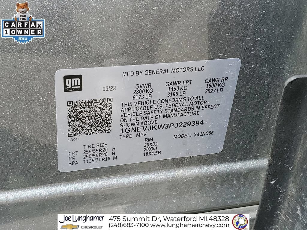 Certified 2023 Chevrolet Traverse RS AWD/4WD image 36