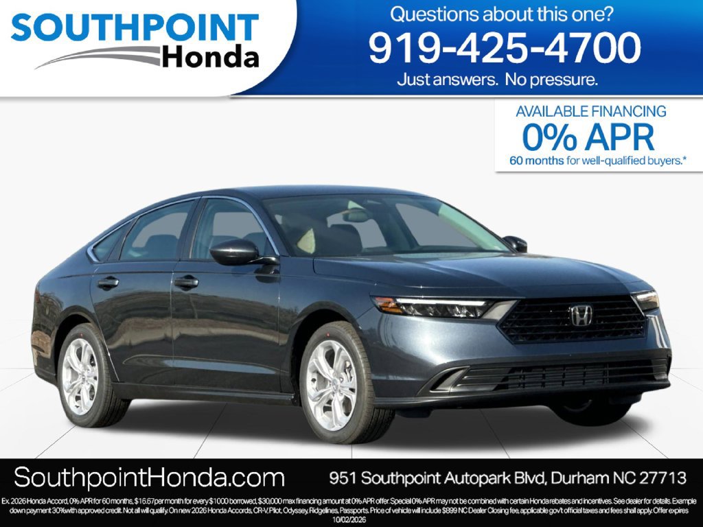 New 2026 Honda Accord LX image 1