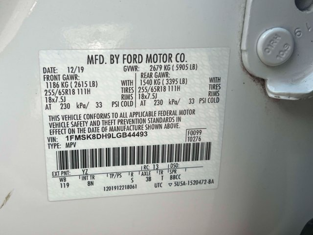 Used 2020 Ford Explorer XLT AWD/4WD image 25