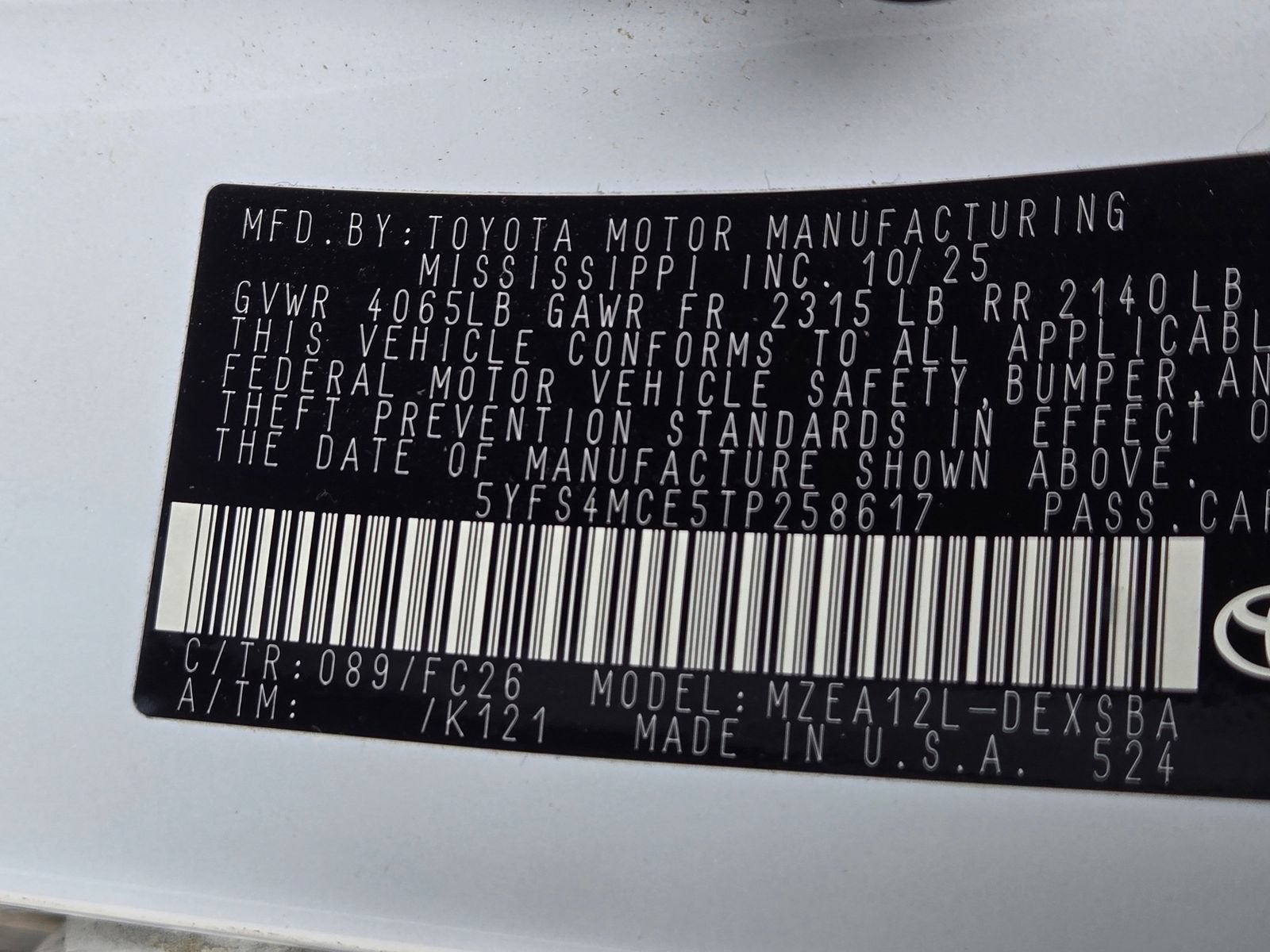 Used 2026 Toyota Corolla SE FWD image 13
