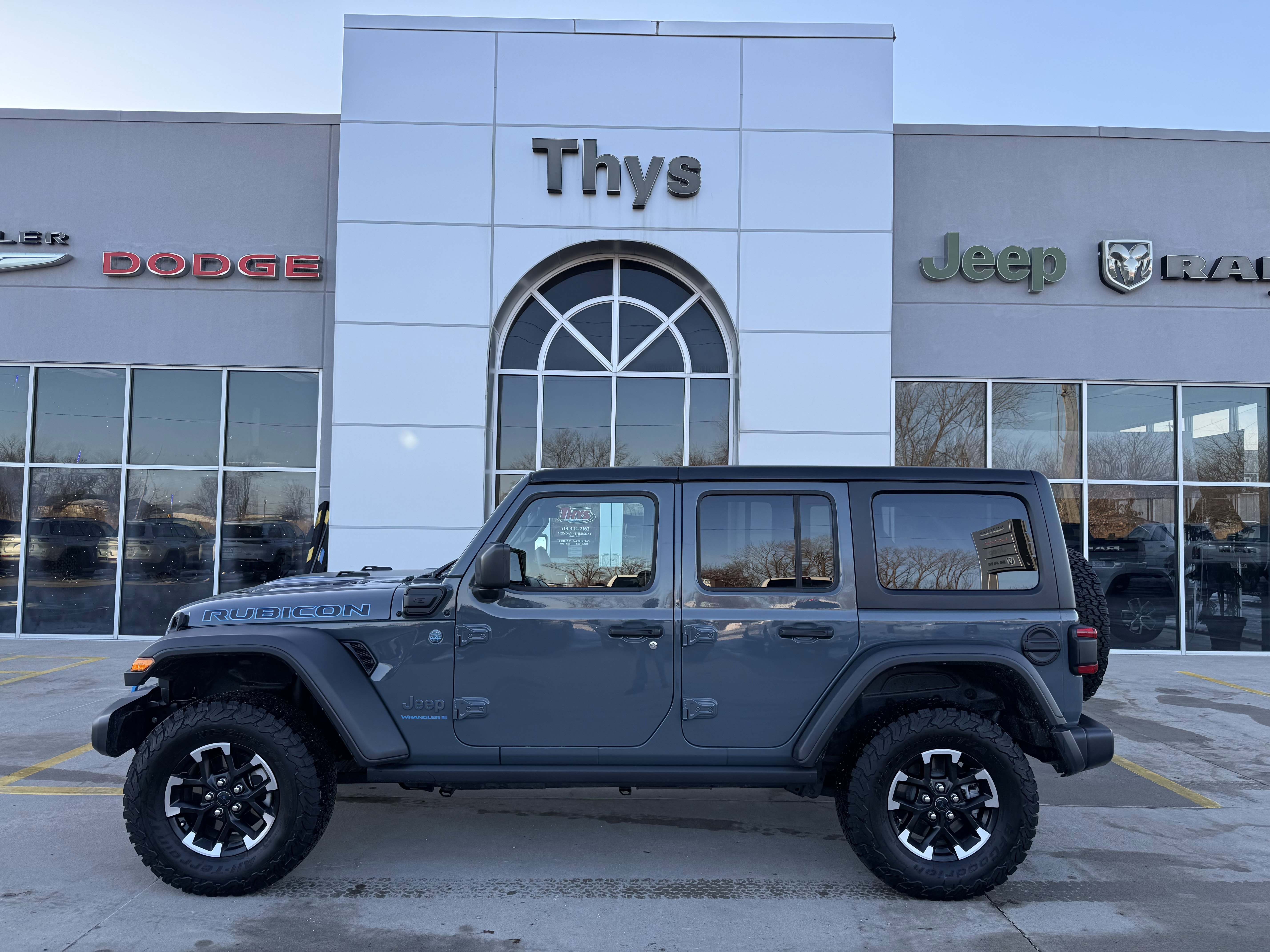 Used 2024 Jeep Wrangler Unlimited Rubicon 4xe w/ Technology Group image 45